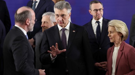 Manfred Weber, Andrej Plenković i Ursula von der Leyen