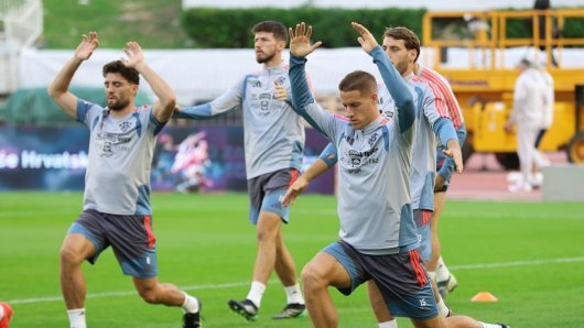 Mario Pašalić (u prvom planu), Mateo Kovačić, Nikola Vlašić, Petar Sučić...