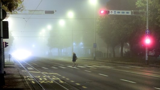 Magla u Zagrebu - ilustracija