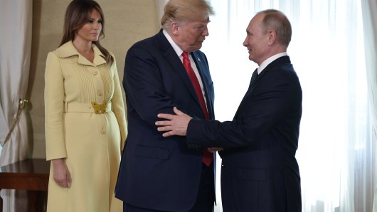 Melania i Donald Trump, Vladimir Putin