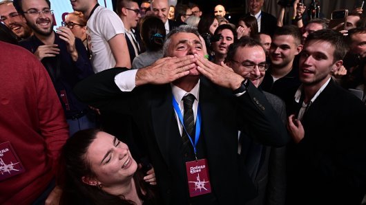 Slavlje u stožeru Studentske liste