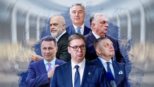 Nikola Gruevski, Edi Rama, Milo Đukanović, Aleksandar Vučić, Viktor Orban i Robert Fico