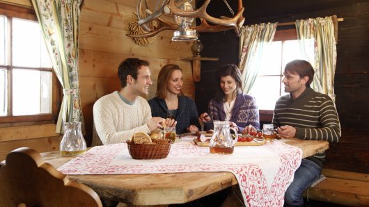 Almhütte Flachau © Österreich Werbung, Fotograf: Peter Burgstaller