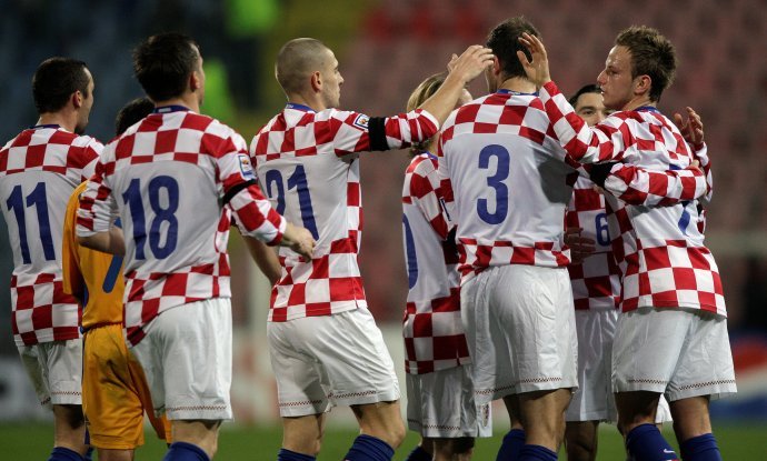 Hrvatska nogometna reprezentacija, slavlje u Bukureštu, 11. veljače 2009.
