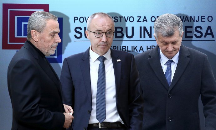 Milan Bandić, Damir Krstičević, Milan Kujundžić