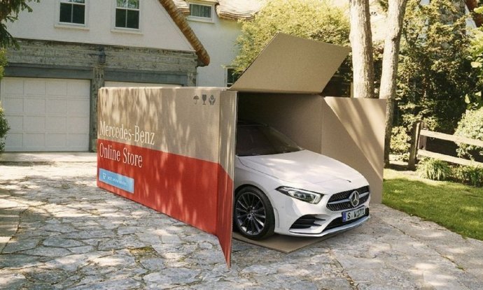 Nije posve jasno da li naručeno vozilo doista dolazi u XXL kartonskom paketu, ali vjerujemo da je to samo sjajan vizualan marketinški potez