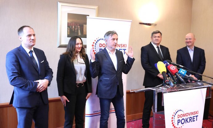 Miroslav Škoro na konferenciji za novinare predstavio nove članove Domovinskog pokreta