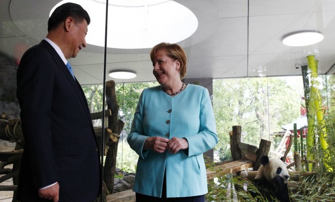 Kineski predsjednik Xi Jinping i njemačka kancelarka Angela Merkel