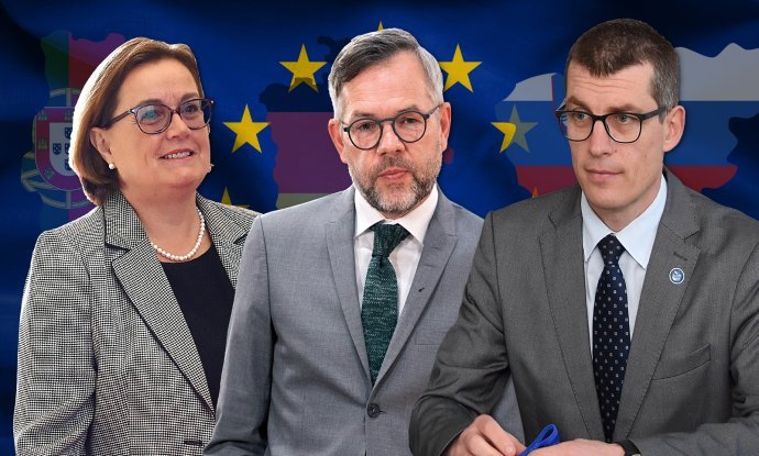Ana Paula Zacarias, Michael Roth, Gašper Dovžan