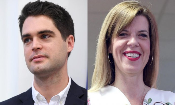 Karlo Ressler i Biljana Borzan
