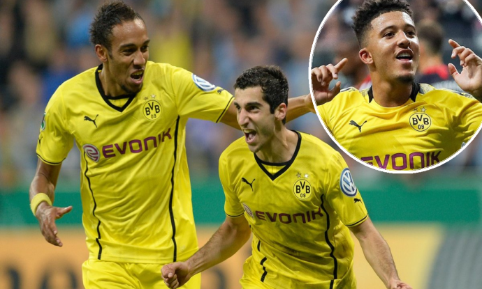 Pierre-Emerick Aubameyang, Henrikh Mkhitaryan, Jadon Sancho