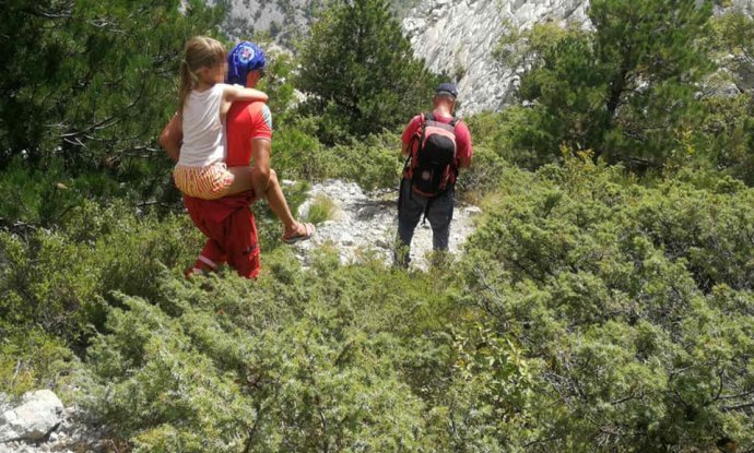 Spašavanje majke i kćeri na Biokovu
