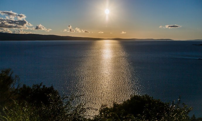 Subotnji zalazak sunca kod Omiša