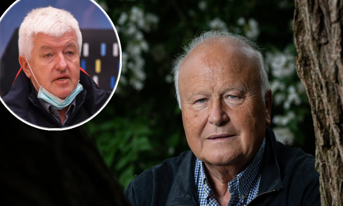 Zvonimir Šostar (u krugu) i Slavko Linić