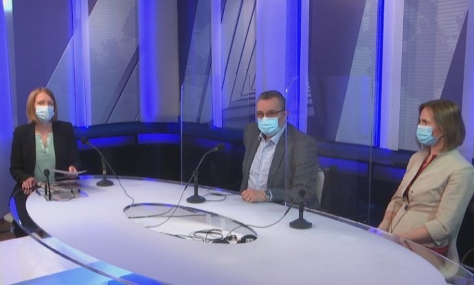 Lucian Vukelić, ravnatelj HZZO-a, i Diana Percač, predsjednica HUP-ove koordinacije veledrogerija