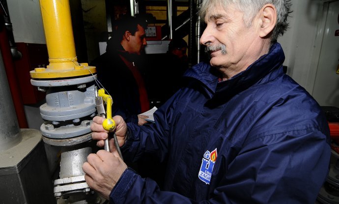 Isključenje plina robnom centru Varteks na Trgu bana Jelačića