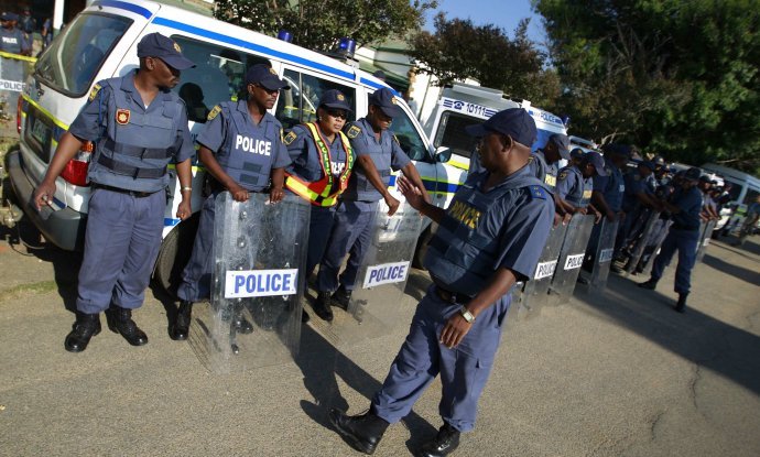 Policija, Južnoafrička republika, JAR, SP 2010