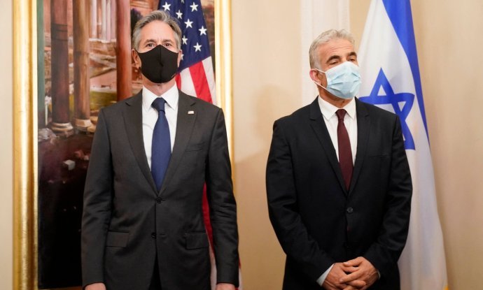 Antony Blinken, Yair Lapid