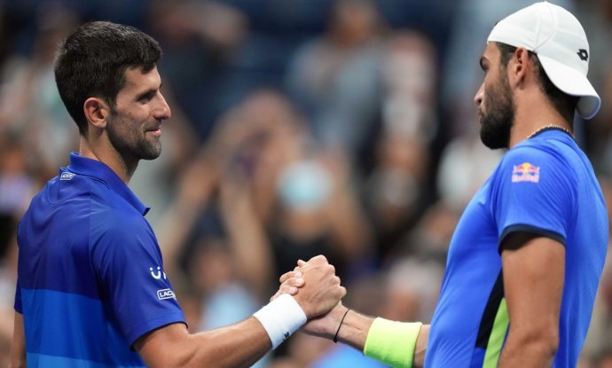 Novak Đoković i Matteo Berrettini