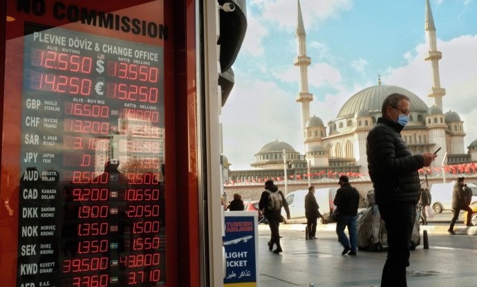 Turska lira u slobodnom je padu