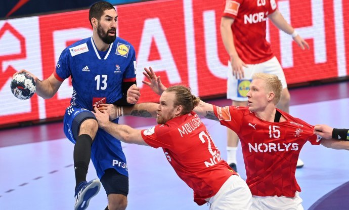 Nikola Karabatić na utakmici protiv Danske