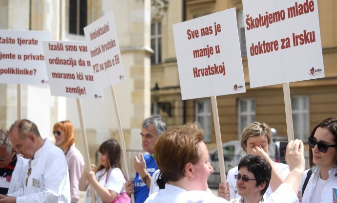 Liječnici primarne zdravstvene zaštite već godinama prosvjeduju zbog lošeg položaja