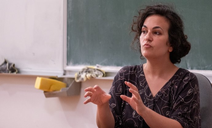 Jakuta Alikavazović snimljena prilikom nedavnog gostovanja na Festivalu europske kratke priče u Zadru