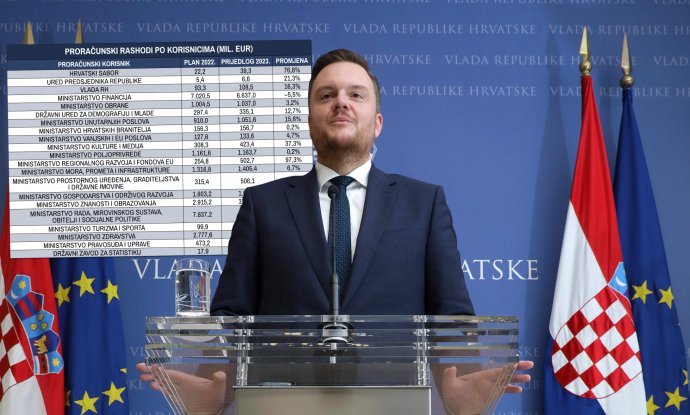 Ministar financija Marko Primorac i detalji proračuna za 2023.