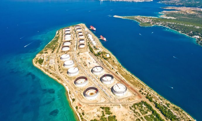 LNG terminal na Krku - ilustracija