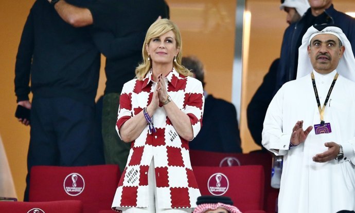 Kolinda Grabar-Kitarović u Louis Vuitton košulji