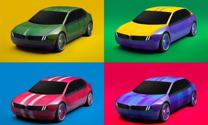 BMW i Vision Dee na CES-u 2023 sada može urediti svoju vanjštinu u do 32 boje