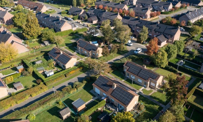Solarni paneli na kućama u Belgiji
