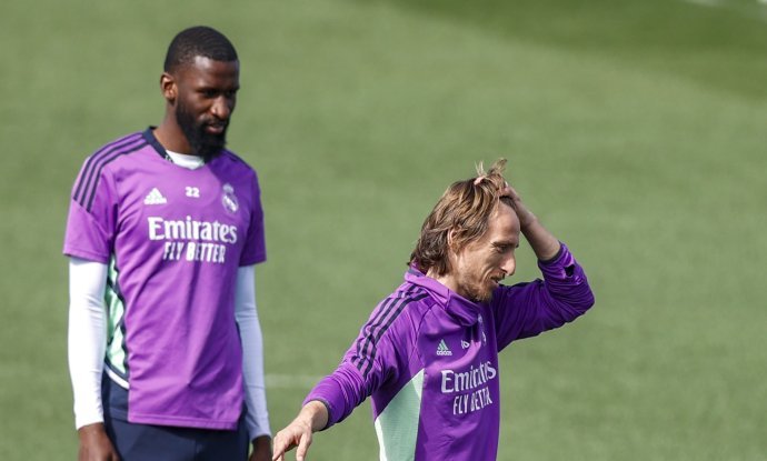 Luka Modrić i Antonio Rüdiger