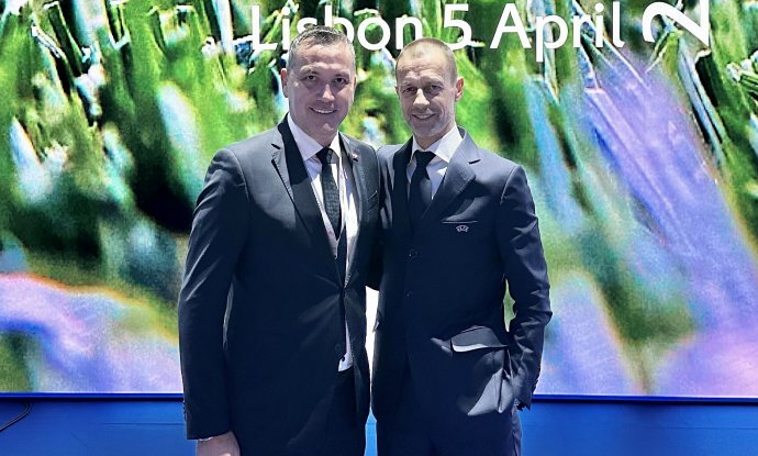Marijan Kustić i Aleksander Čeferin