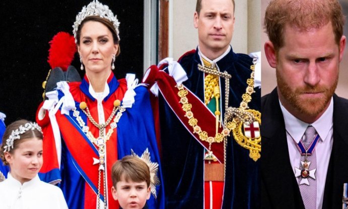 Kate Middleton i princ William, princ Harry