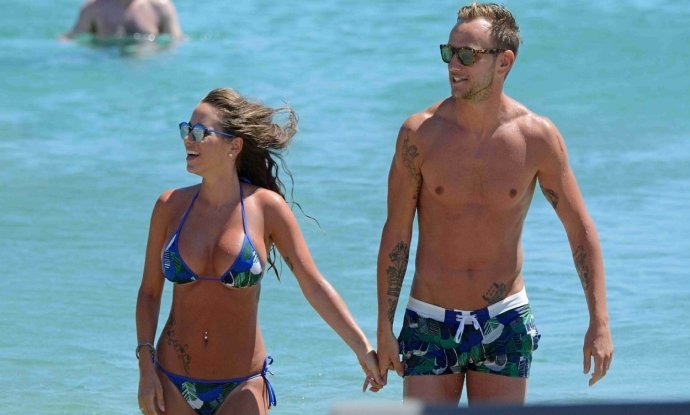 Ivan Rakitić i Raquel Mauri