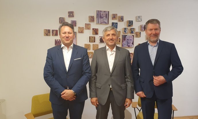Michal Senczuk, Miljenko Goluban, Michal Halwa