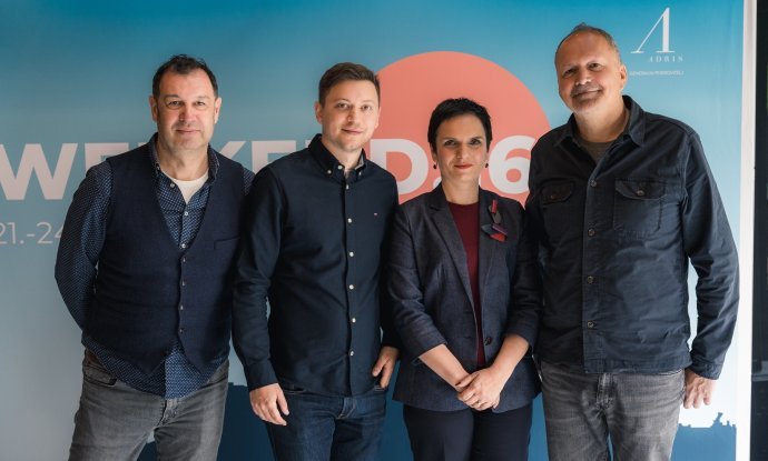 Boris Kovaček, Daniel Ackermann, Kristina Miljavac i Tomo Ricov