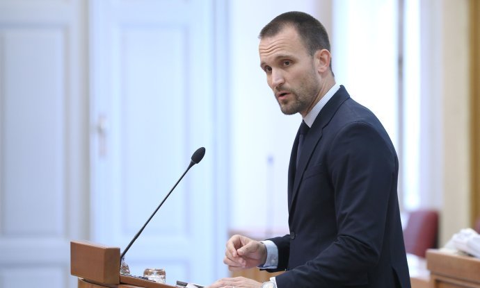 Šime Erlić u Hrvatskom saboru