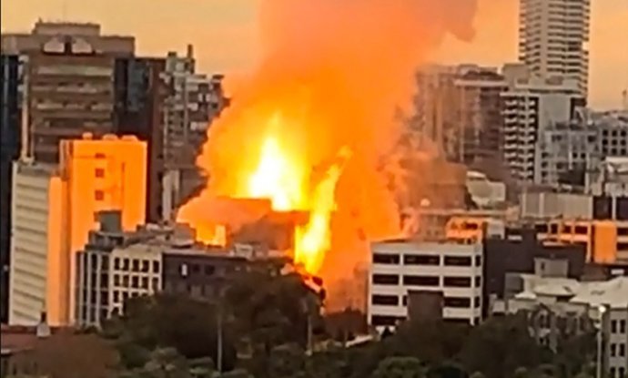 Požar u centru Sydneyja