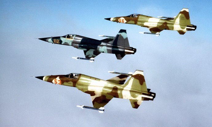 F-5E je često imitirao sovjetski MiG-21