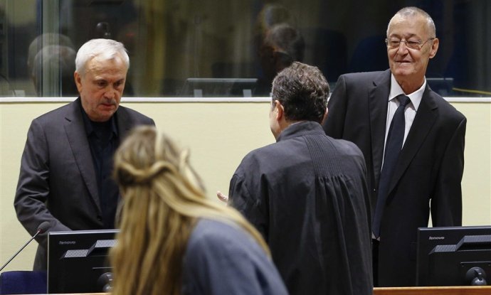 Jovica Stanišić i Franko Simatović u haškoj sudnici