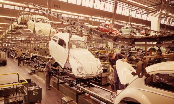 Volkswagenova tvornica 60-ih godina 20. stoljeća