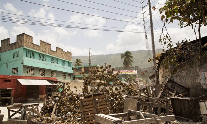 Potres na Haitiju, ilustracija
