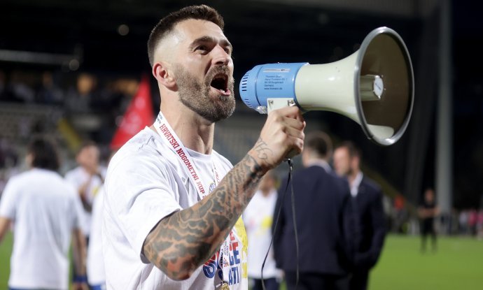 Marko Livaja nakon slavlja u Kupu na Rujevici
