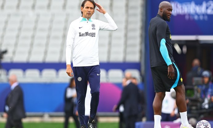 Simone Inzaghi (u bijeloj majici)