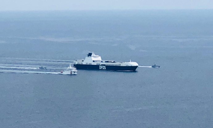 Galata Seaways u pratnji policije