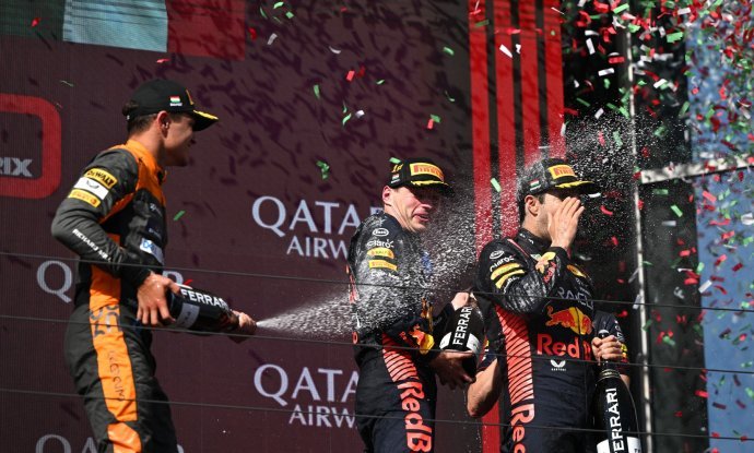 Verstappen i Norris