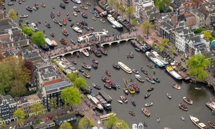 Amsterdam - ilustracija
