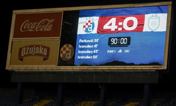 Semafor nakon Dinamove pobjede nad Astanom u srpnju